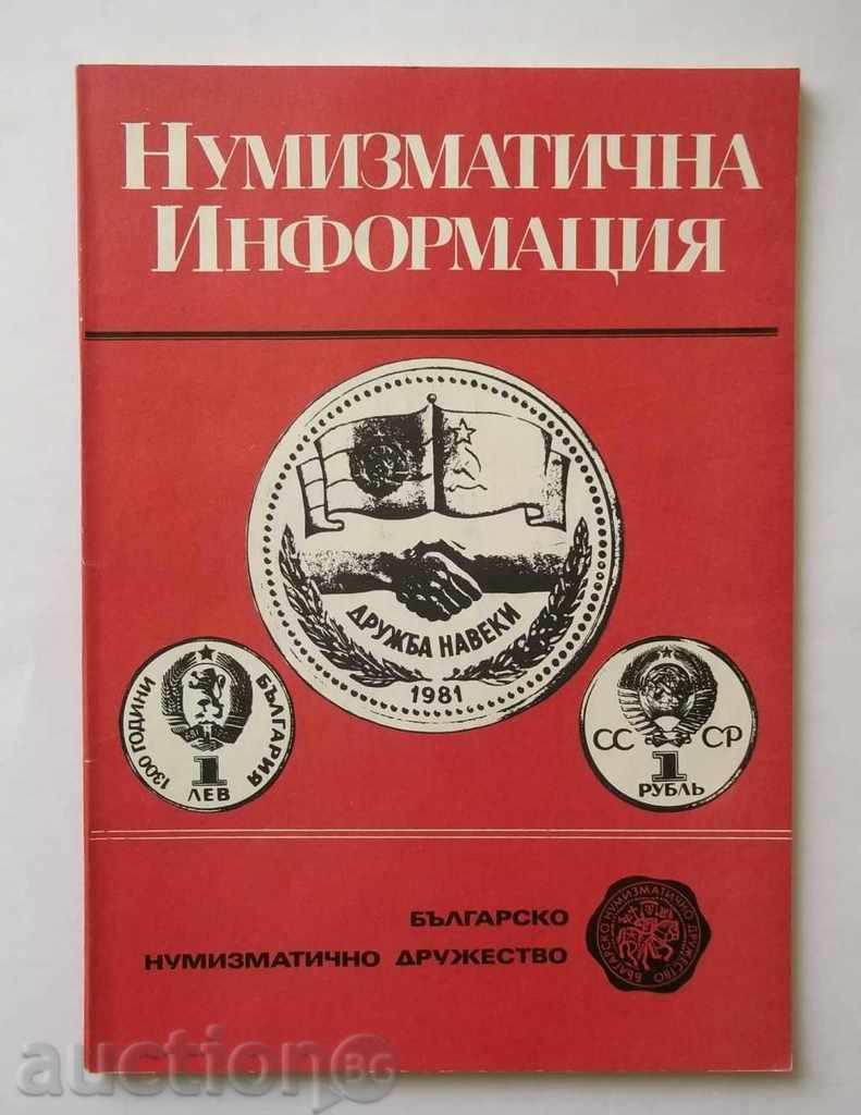 NUMISMATIC INFORMATION 2 - Bulgarian Numismatic Society