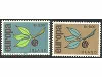 Чисти марки  Европа СЕПТ  1965 от Исландия