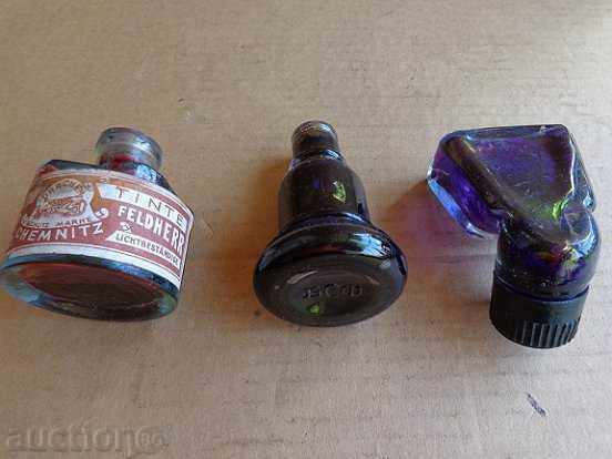 Auction Lot old ink bottles, bottles, ink cartridges Auction Lot old ink bottles, bottles, ink cartridges