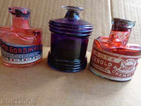 Lot old ink bottles, bottles, ink cartridges Lot old ink bottles, bottles, ink cartridges