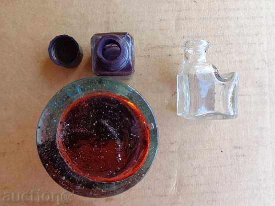 Auction Lot old ink bottles, bottles, ink cartridges Auction Lot old ink bottles, bottles, ink cartridges