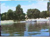 κάρτα - Vidin - πάρκο και το ποτάμι του ποταμού.