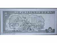 Banknote Cuba 1 Peso 2010 UNC