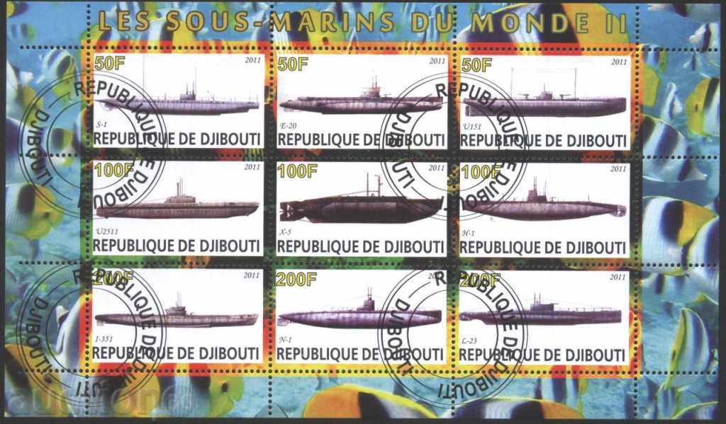 Kleymovani εμπορικά σήματα σε μικρά σκάφη Υποβρύχια 2011 Τζιμπουτί