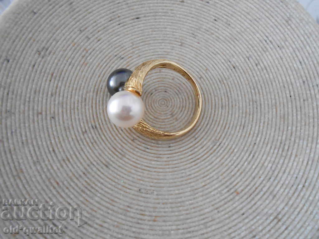 Delivery of STYLE, MASIVE SILVER RING with 2 Pearls Delivery of STYLE, MASIVE SILVER RING with 2 Pearls