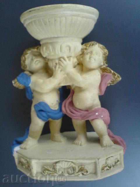 Beautiful candlestick with angels