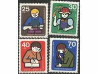 Чисти марки Деца 1974 от Германия
