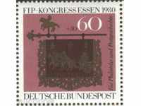 Pure marca Filatelic Congress 1980 Essen Germania