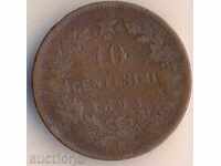 Italia 10 centesimi 1893r, rare