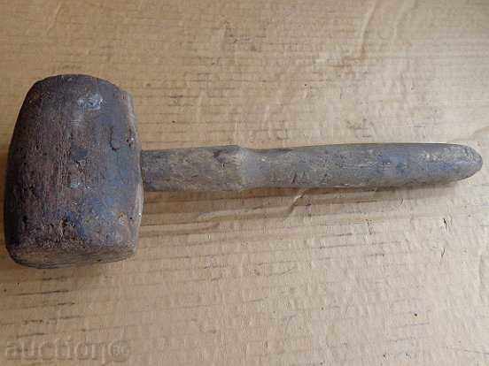 Auction Old wooden hammer, tool, implement Auction Old wooden hammer, tool, implement