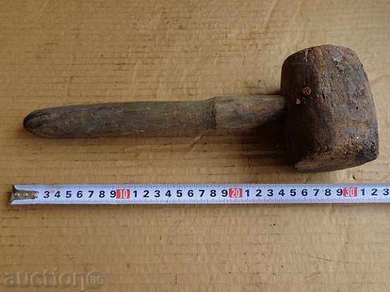 Delivery of Old wooden hammer, tool, implement Delivery of Old wooden hammer, tool, implement