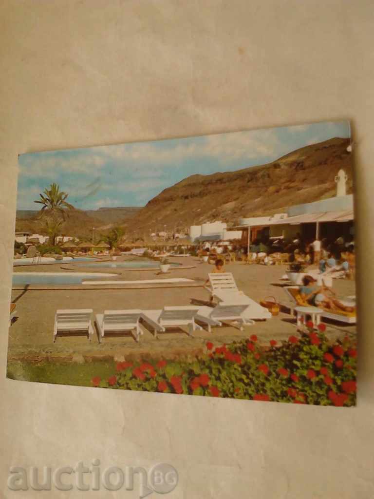 Postcard Gran Canaria Puerto Rico 1993