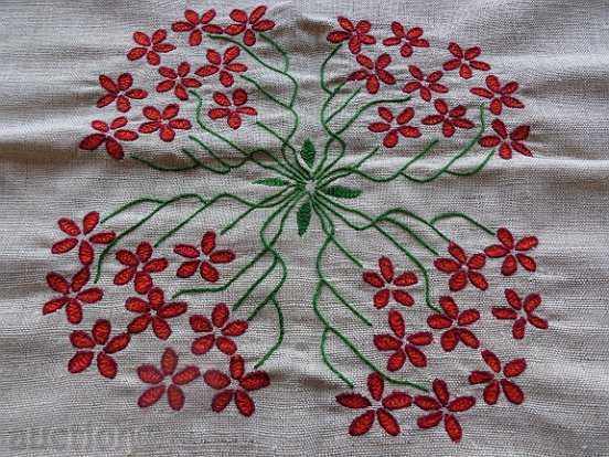 Hand-embroidered cardboard, blanket, embroidery with price 34.00 BGN | € 17.38