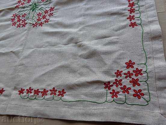 Auction  Hand-embroidered cardboard, blanket, embroidery