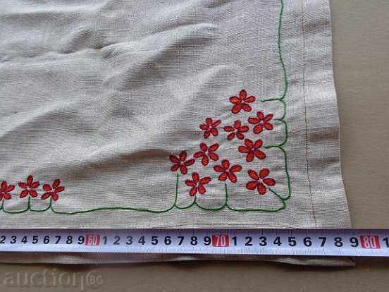 Delivery of Hand-embroidered cardboard, blanket, embroidery