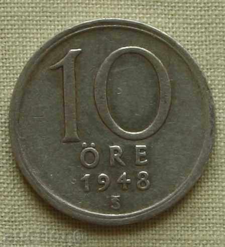 10 άροτρο 1948 ST Σουηδία - ασήμι 400
