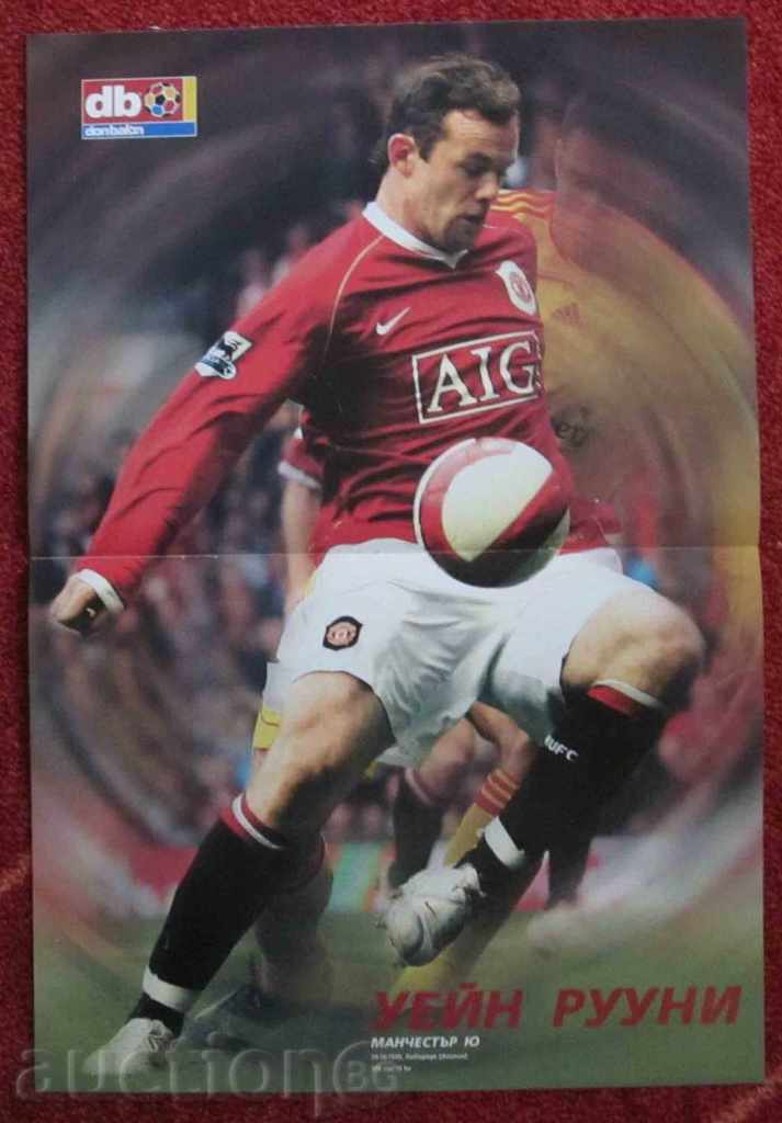 poster football Rooney Ibrahimovic with price 4.00 BGN | € 2.05