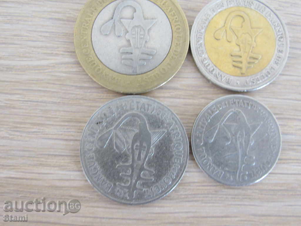 Set West African States-500, 200,100, 50 francs, 103m - 5 Set West African States-500, 200,100, 50 francs, 103m - 5
