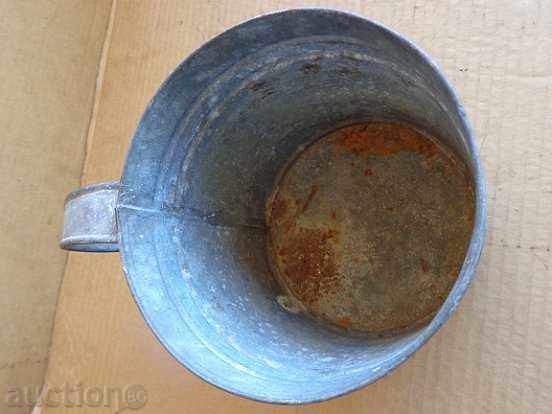 Delivery of Chanch, metal bowl, kachok, galvanized large cup Delivery of Chanch, metal bowl, kachok, galvanized large cup