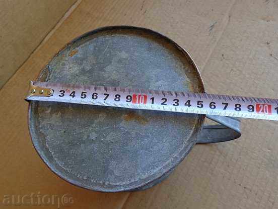 Chanch, metal bowl, kachok, galvanized large cup - 5 Chanch, metal bowl, kachok, galvanized large cup - 5