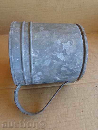 Chanch, metal bowl, kachok, galvanized large cup - 7 Chanch, metal bowl, kachok, galvanized large cup - 7