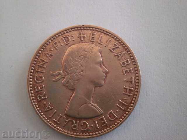 Auction Great Britain, 1/2 penny-1967-28 W Auction Great Britain, 1/2 penny-1967-28 W