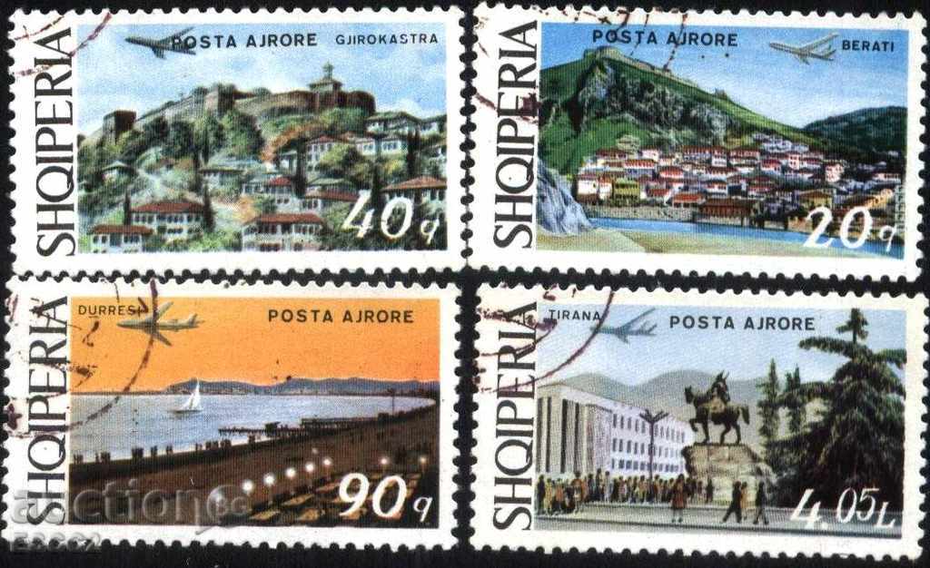 Клеймовани марки Туризъм Изгледи 1975 от Албания