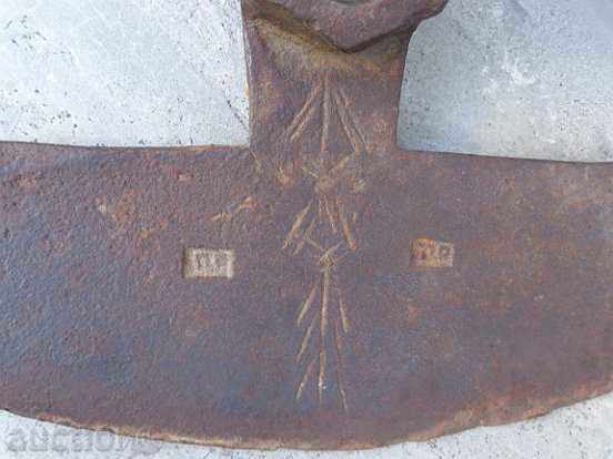 Delivery of Mop, an old wrought iron tool, a chap, an agricultural instrument