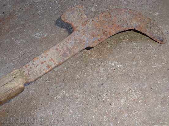 Handle, instrument, hand forged cutter, chopper, machete - 5 Handle, instrument, hand forged cutter, chopper, machete - 5