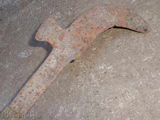 Handle, instrument, hand forged cutter, chopper, machete - 7 Handle, instrument, hand forged cutter, chopper, machete - 7