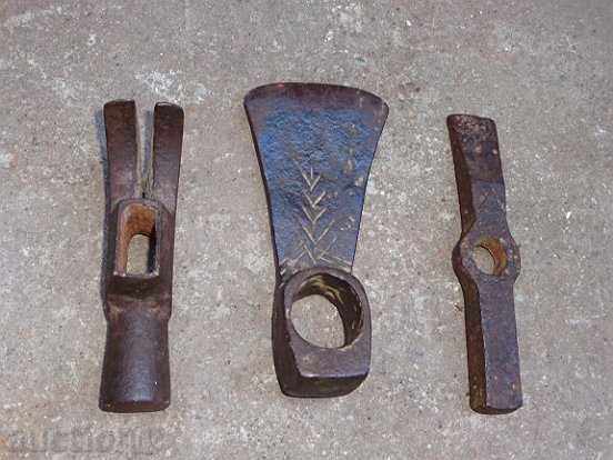 Lot of cutlery, tools, tool, wrought iron - 6