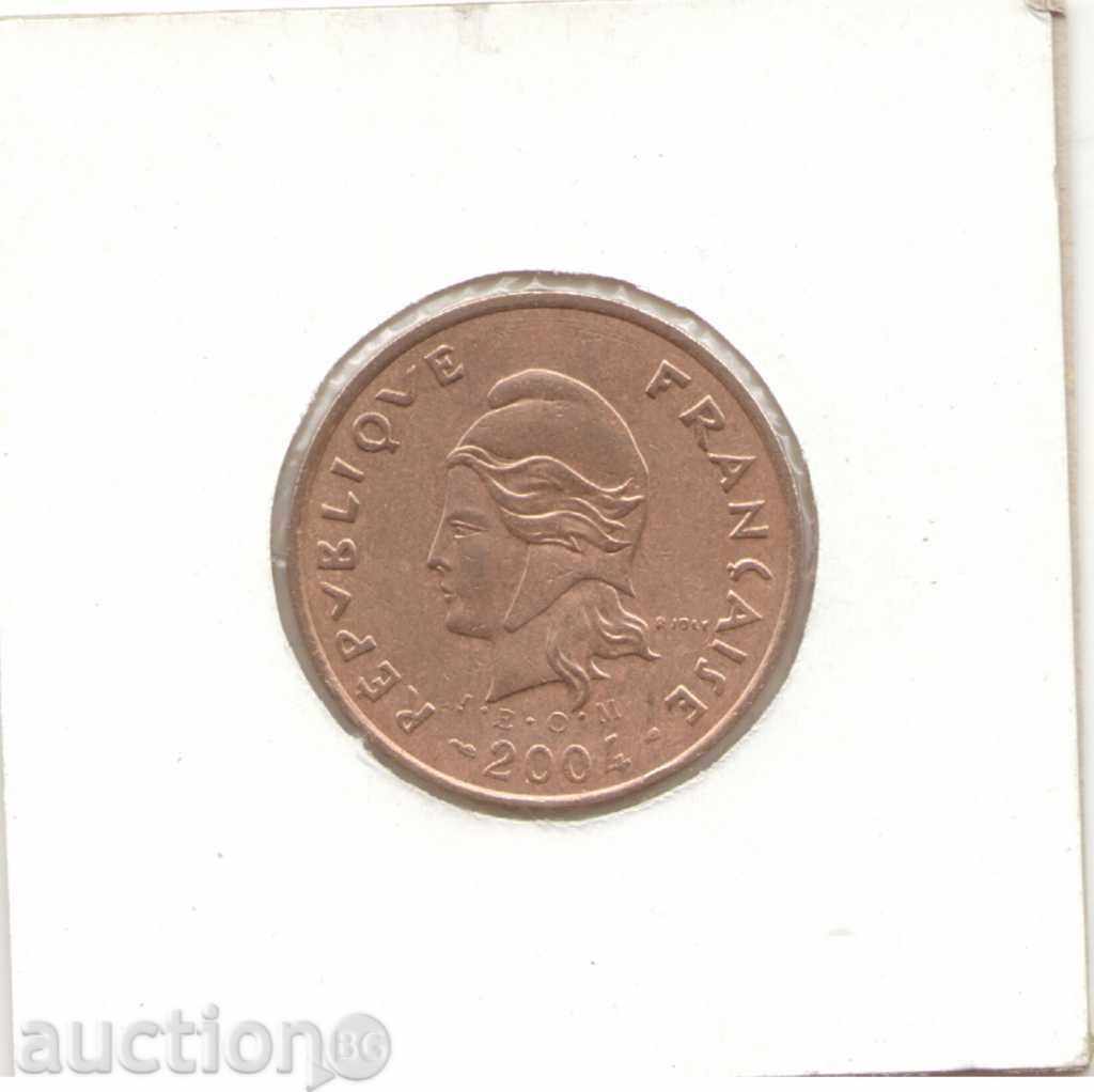 - New Caledonia-100 Francs-2004-KM# 15 with price 6.00 BGN | € 3.07 - New Caledonia-100 Francs-2004-KM# 15 with price 6.00 BGN | € 3.07