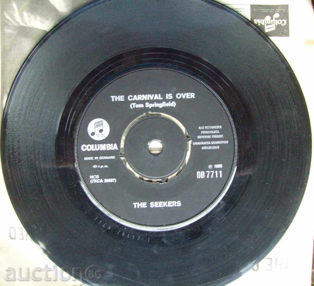 Delivery of Small Plaque - The Seekers - 1965 Delivery of Small Plaque - The Seekers - 1965