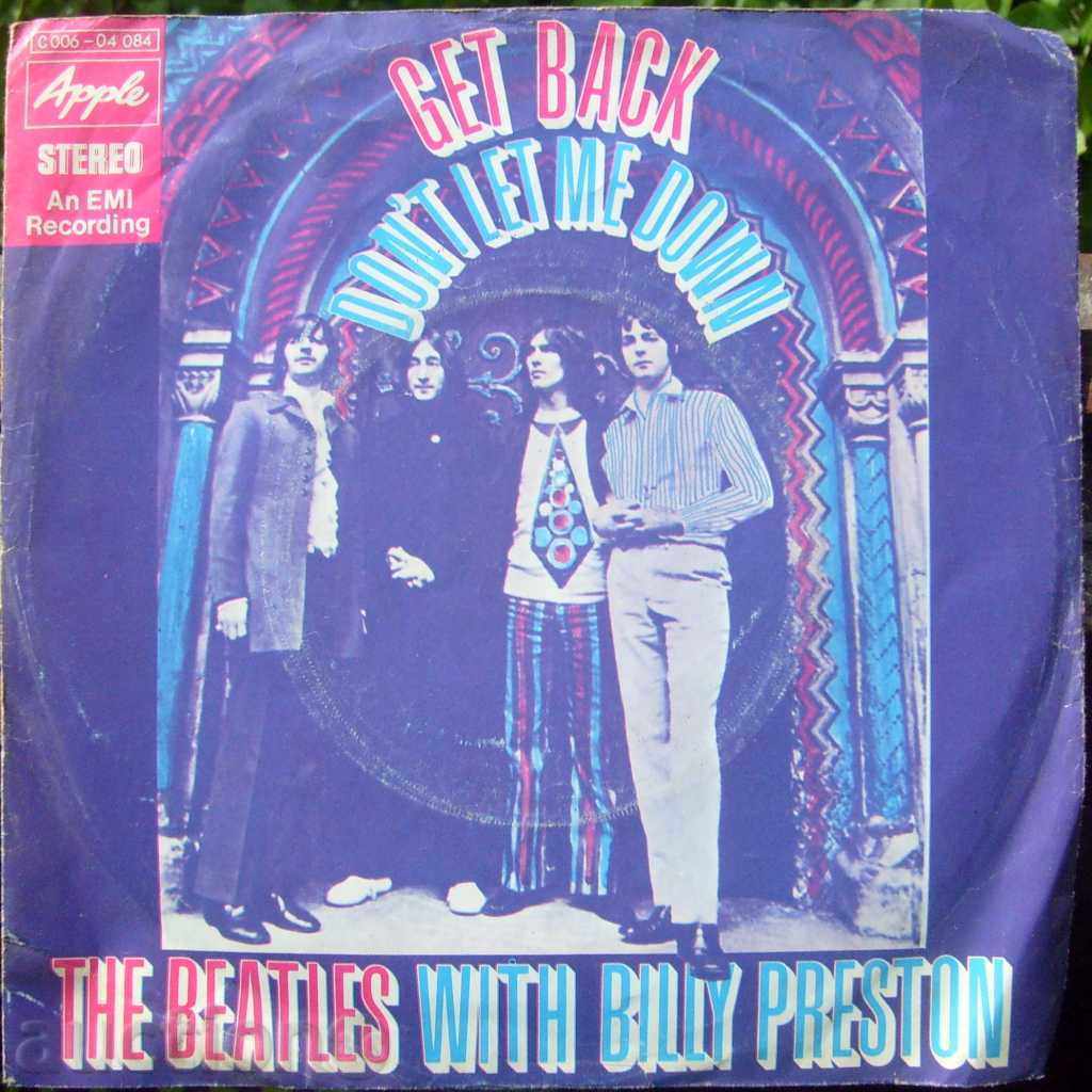Little Plaque - The Beatles and Billy Preston - 1968