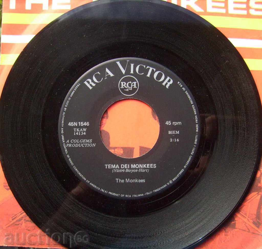 Auction small plate - The Monkees - Valleri - 1968 Auction small plate - The Monkees - Valleri - 1968