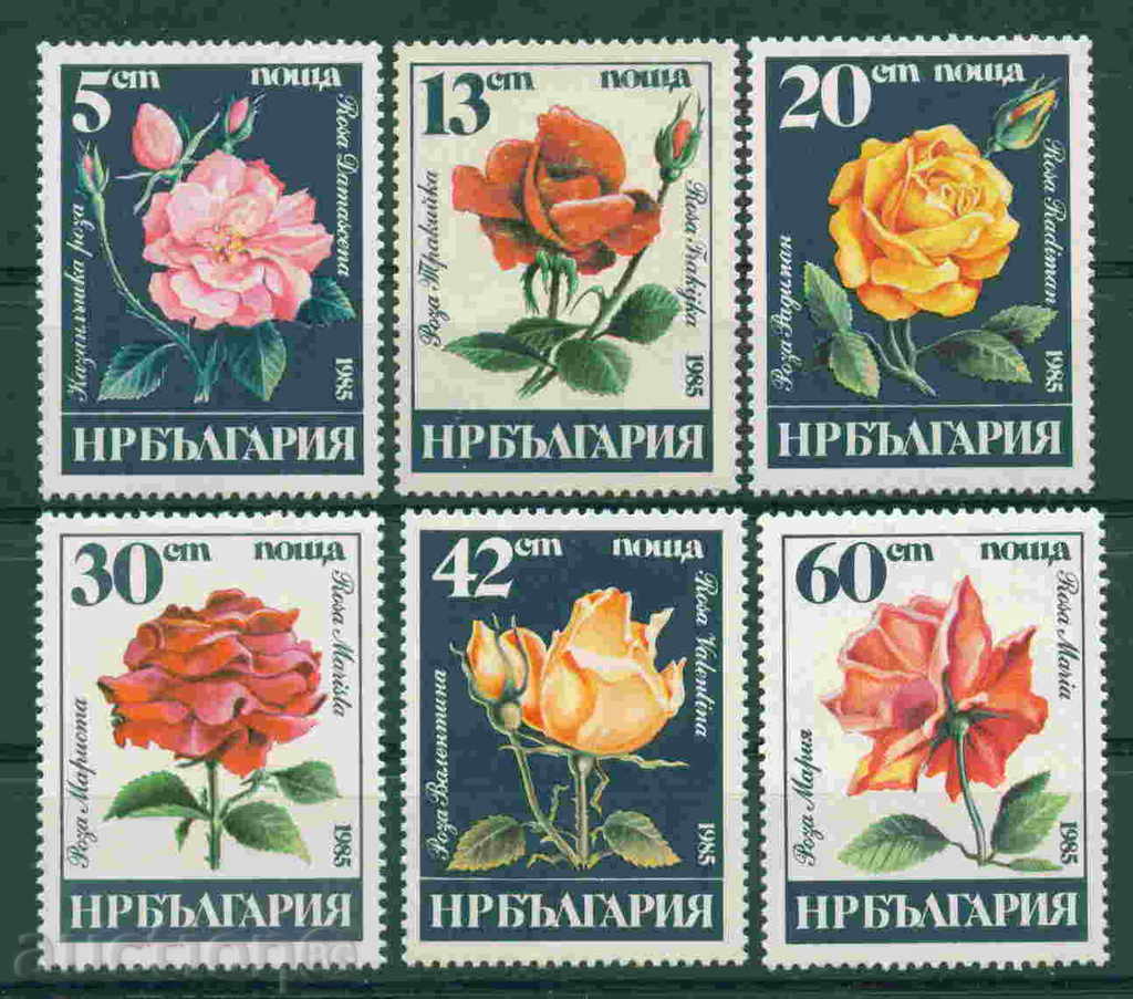 3414 Bulgaria 1985 trandafiri bulgari. **