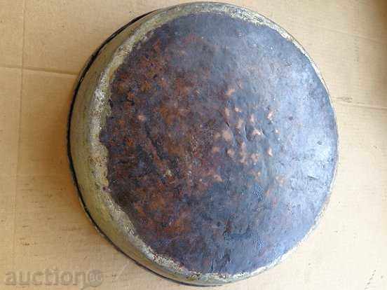 Delivery of Copper pot, tray, baker, blue Delivery of Copper pot, tray, baker, blue