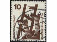 Клеймована марка  Редовна 1971 от Германия