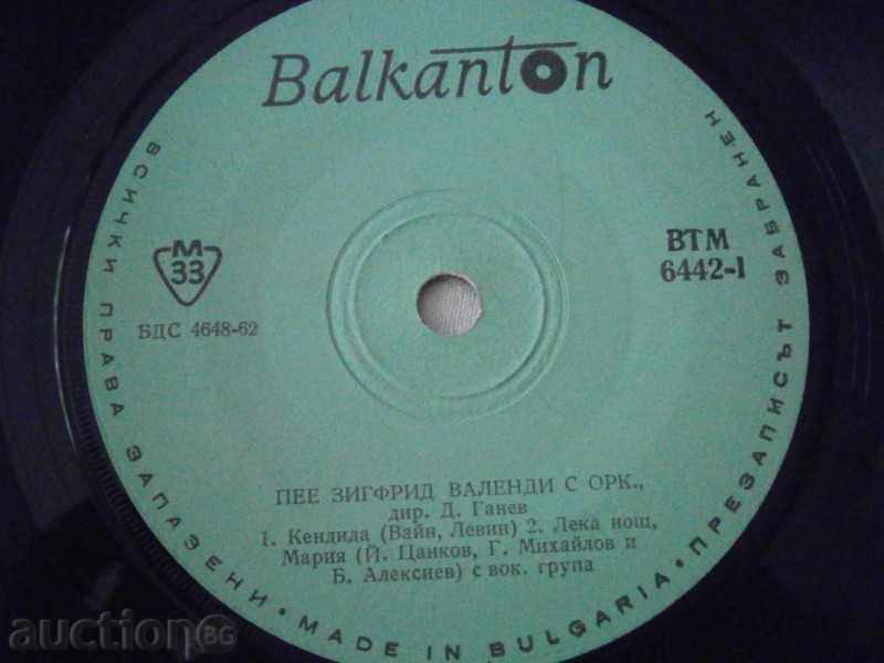 Delivery of SIGRIDY VALENDI - small plate - BALKANTON - VTM 6442