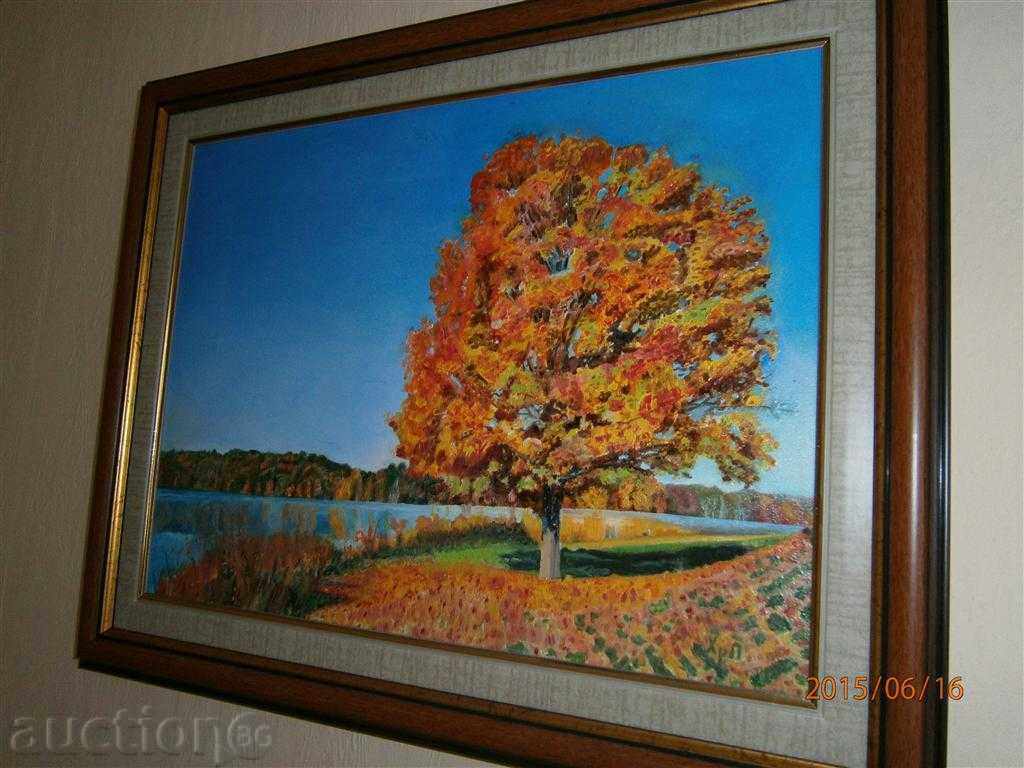 Delivery of Picture - AUTUMN LANDSCAPE - Oil on canvas Hrista Panteva Delivery of Picture - AUTUMN LANDSCAPE - Oil on canvas Hrista Panteva
