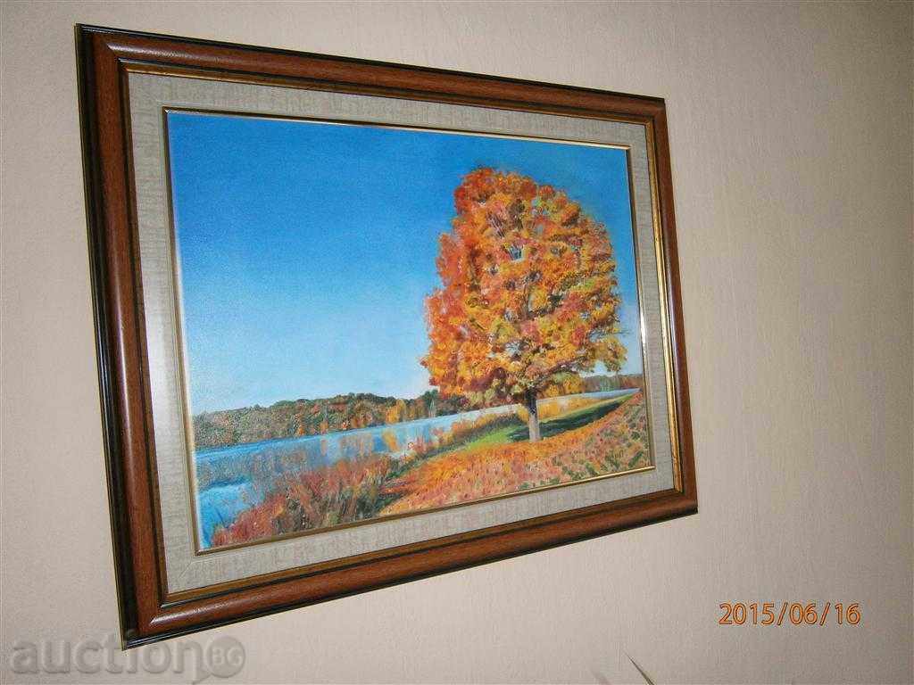 Picture - AUTUMN LANDSCAPE - Oil on canvas Hrista Panteva - 5 Picture - AUTUMN LANDSCAPE - Oil on canvas Hrista Panteva - 5