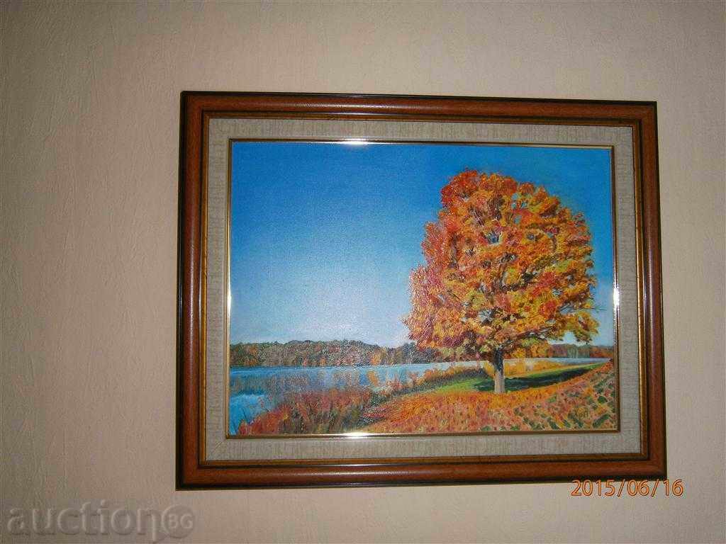 Picture - AUTUMN LANDSCAPE - Oil on canvas Hrista Panteva - 7 Picture - AUTUMN LANDSCAPE - Oil on canvas Hrista Panteva - 7