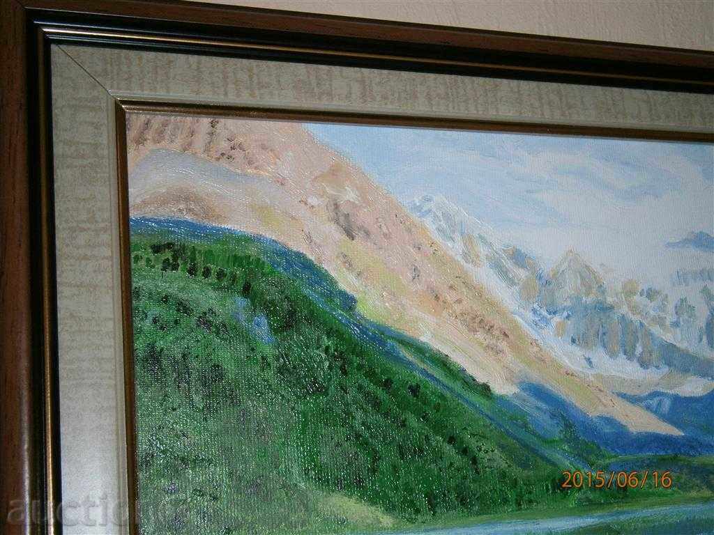 Auction Picture - IN THE MOUNTAIN - Oil on canvas Hrista Panteva Auction Picture - IN THE MOUNTAIN - Oil on canvas Hrista Panteva