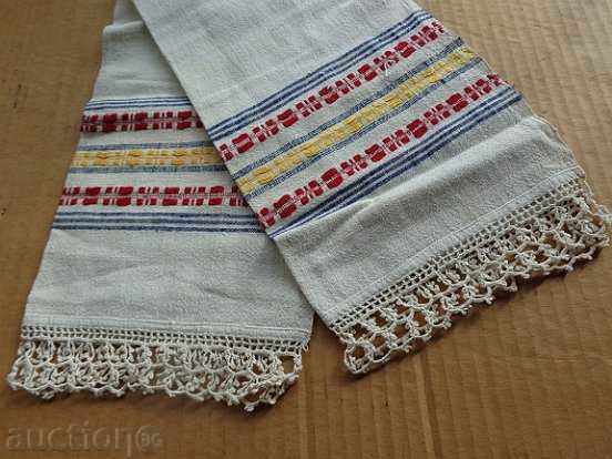 Old fringed cloth with lace, knitting, fringe with embroidery with price 49.00 BGN | € 25.05 Old fringed cloth with lace, knitting, fringe with embroidery with price 49.00 BGN | € 25.05