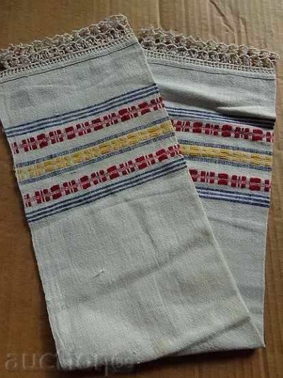 Old fringed cloth with lace, knitting, fringe with embroidery - 6 Old fringed cloth with lace, knitting, fringe with embroidery - 6