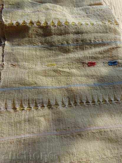 Old woolen cloth, knit, crochet with embroidery - 5