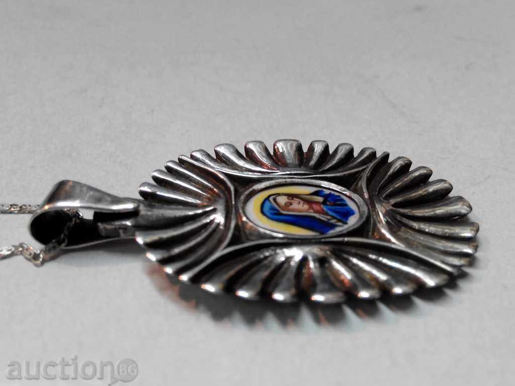 Licitație PENDANT SMALAT ARGINTIU ANTICH