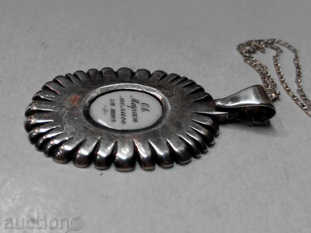 PENDANT SMALAT ARGINTIU ANTICH - 7