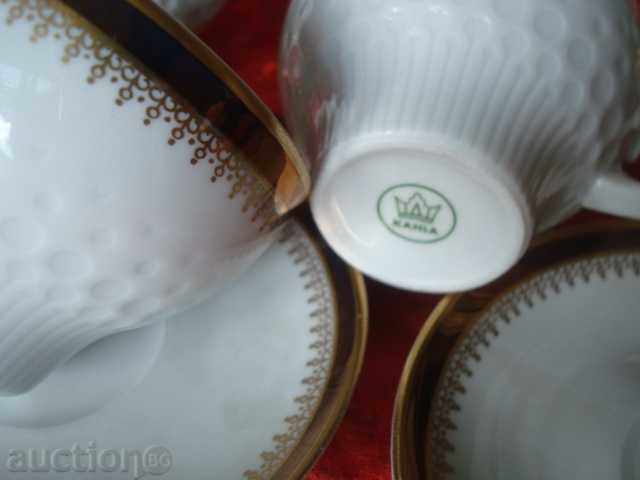 Portselanovserviz, ο καφές, το τσάι, 9 τμήματα με ενδείξεις κεραμίδι, KAHLA με τιμή 44.95 BGN | € 22.98