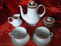 Porcelain Service, Coffee, Tea, 9 parts marked CAIL, KAHLA